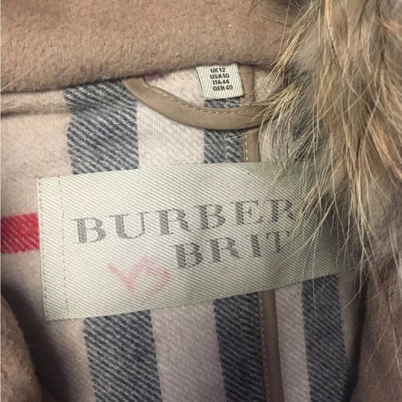 BURBERRY Burberry Brit Duffle Coat  Nova Check Us 10 Large Women - Picture 3 of 7